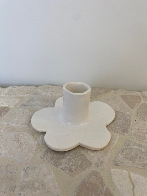 Flower candle holder